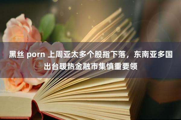 黑丝 porn 上周亚太多个股指下落，东南亚多国出台暖热金融市集慎重要领